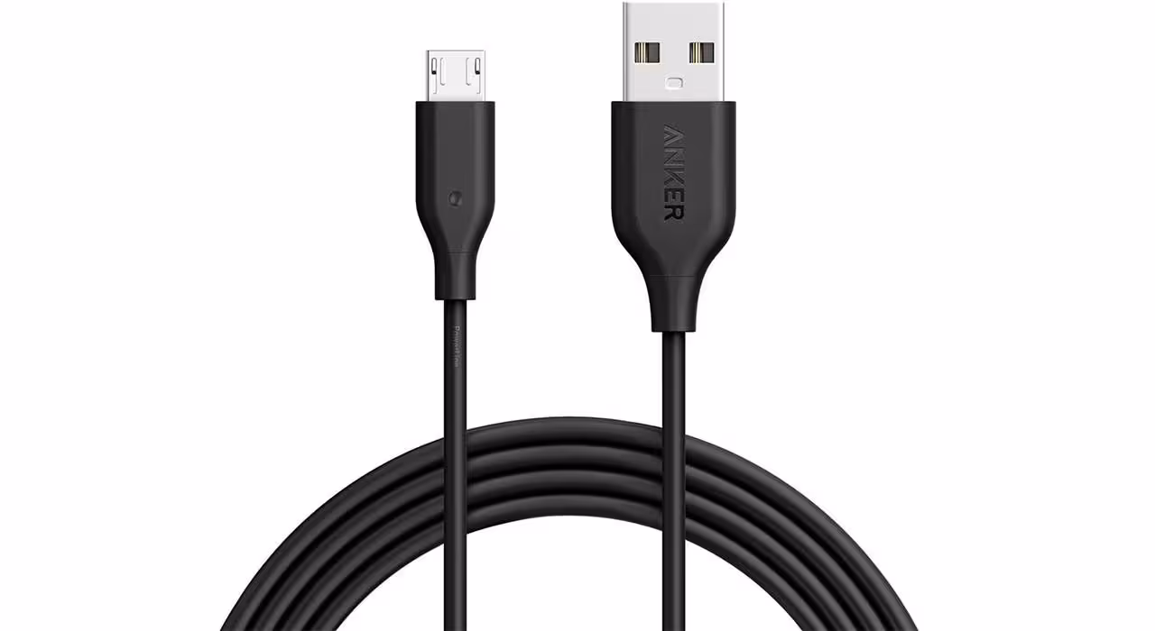 کابل تبدیل USB به microUSB انکر مدل A8133 PowerLine طول 1.8 متر
