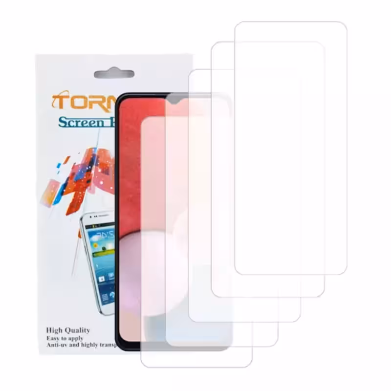 محافظ صفحه نمایش تورنادو مدل نانو گلس مناسب موبایل سامسونگ Galaxy A13 بسته 5 عددی