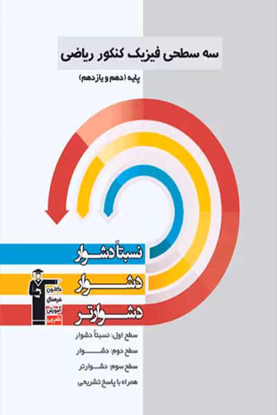 سه سطحی فیزیک کنکور ریاضی پایه (دهم و یازدهم) قلم چی