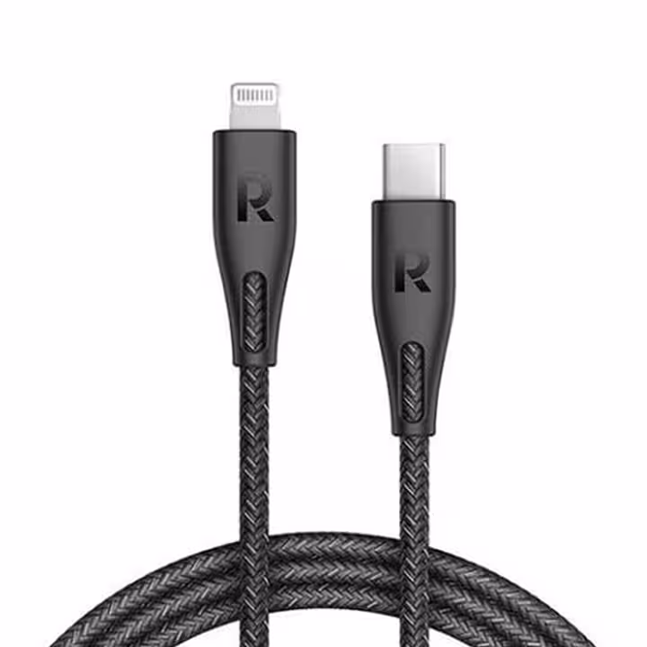 کابل تایپ‌سی به لایتنینگ راوپاور مدل USB-C Lightning RP-CB1018 طول 2 متر