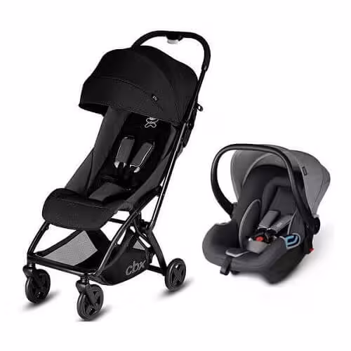 قیمت و خرید ست کالسکه cbx مدل etu با کریر shima مشکی | بدو نی نی