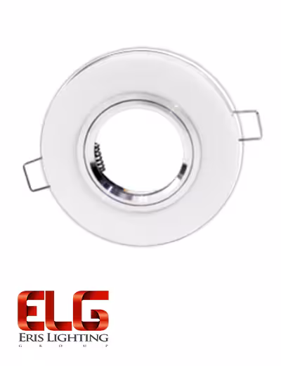 فریم لامپ گرد سفید