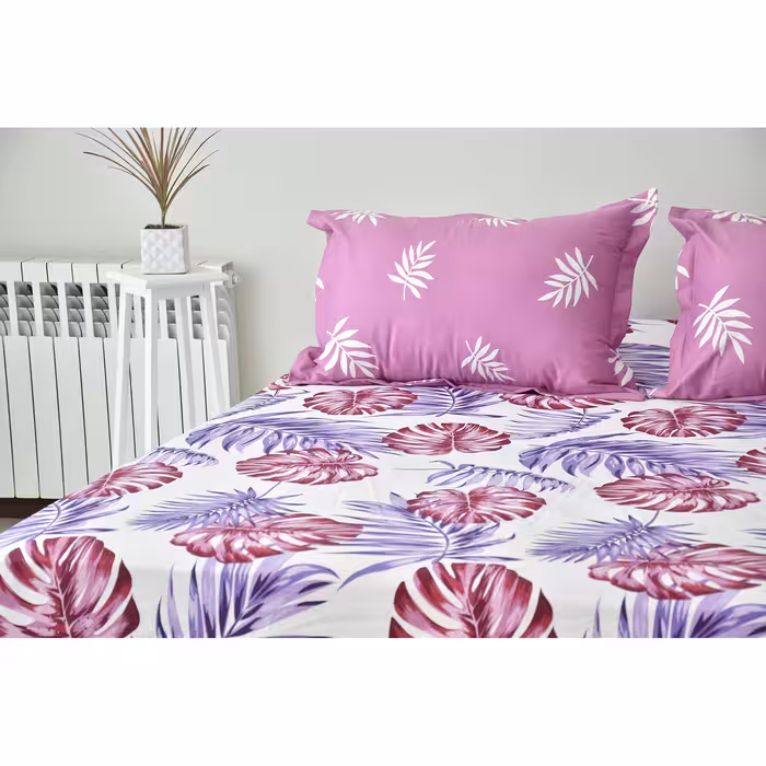 سرویس ملحفه بومرنگ مدل Hawaii-A2P160 دونفره 3 تکه