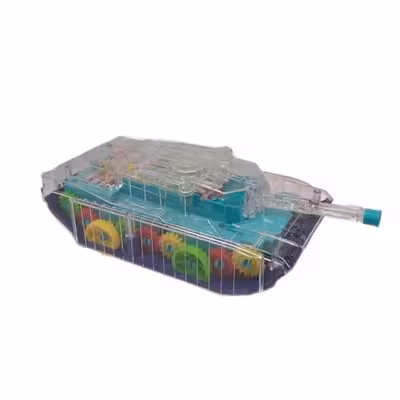 تانک بازی مدل موزیکال چرخدنده کد 1006