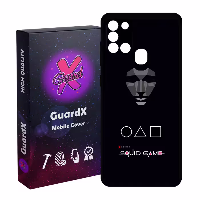 کاور گارد ایکس طرح بازی مرکب مدل Glass10408 مناسب برای گوشی موبایل سامسونگ Galaxy A21s