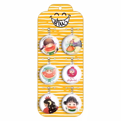 جاکلیدی خندالو مدل شب یلدا کد 1199A مجموعه 6 عددی