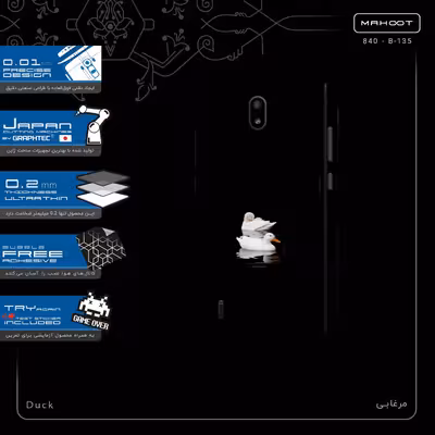 برچسب پوششی ماهوت مدل Duck-FullSkin مناسب برای گوشی موبایل نوکیا C1