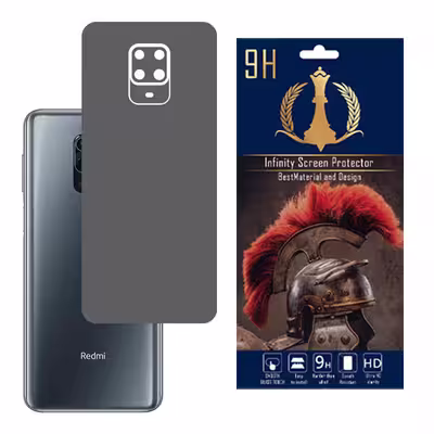 برچسب پوششی اینفینیتی مدل PRO MAX مناسب برای گوشی موبایل شیائومی REDMI NOTE 9S / REDMI NOTE 9 PRO به همراه محافظ صفحه نمایش و محافظ لنز دوربین