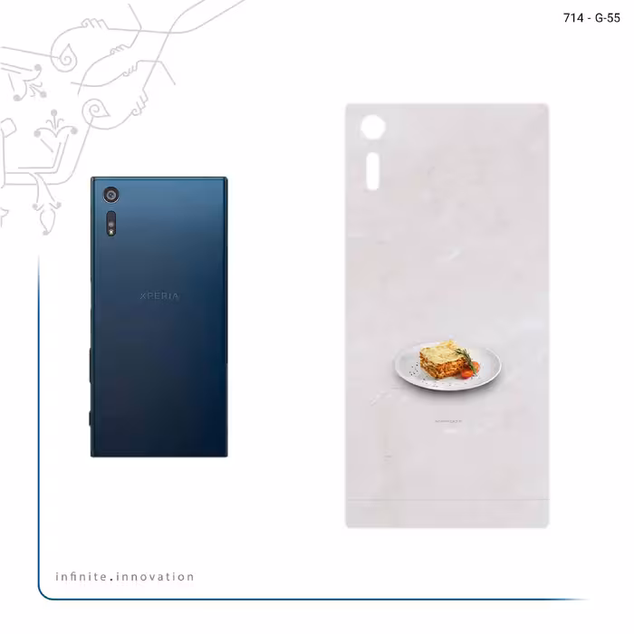 برچسب پوششی ماهوت مدل Lasagne مناسب برای گوشی موبایل سونی Xperia XZ