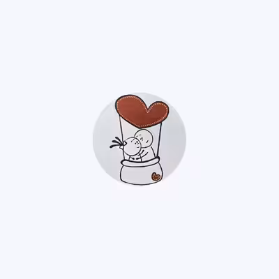 بشقاب دیوارکوب سفالی طرح عاشقانه مجموعه 3 عددی