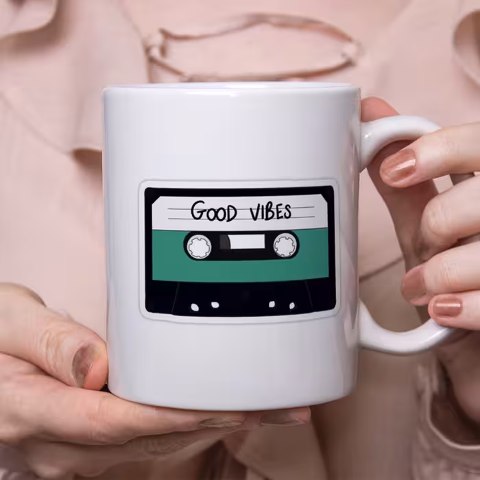 ماگ طرح نوشته مدل انرژی مثبت