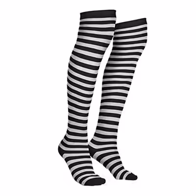 جوراب ساق بلند بچگانه مدل راه راه کد AS1194