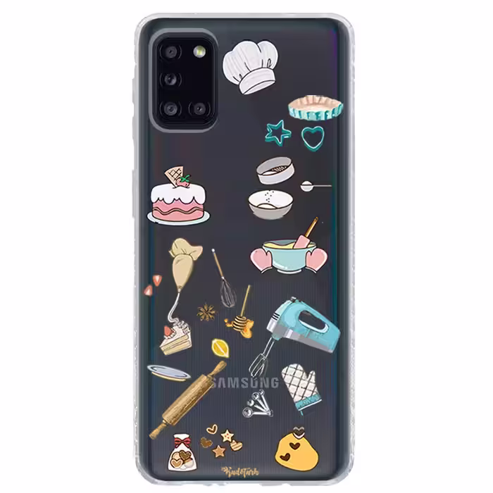 کاور طرح شیرینی پزی مناسب برای گوشی موبایل سامسونگ Galaxy A31