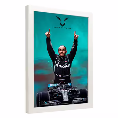 تابلو مدل فرمول یک لوئیس همیلتون Hamilton کد LA-F1G1024