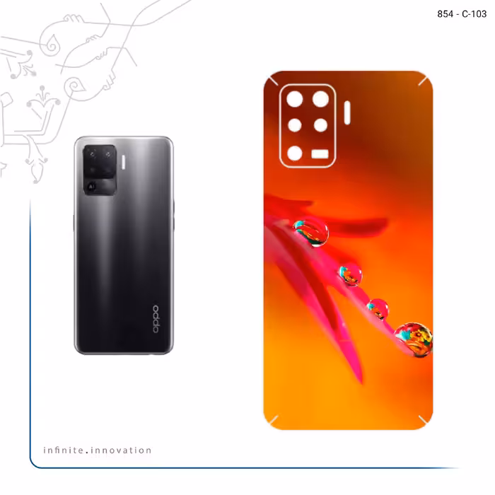 برچسب پوششی ماهوت مدل Plant dew مناسب برای گوشی موبایل اپو A94 4G