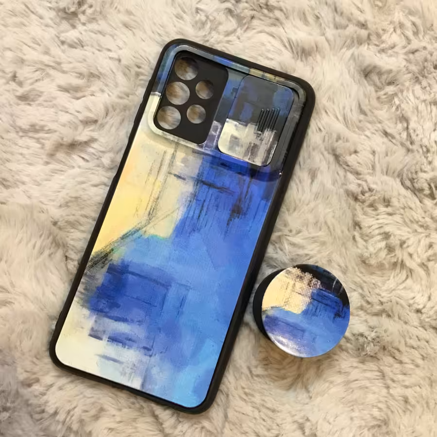 کاور طرح impression کد A6526 مناسب برای گوشی موبایل سامسونگ Galaxy A32 5G به همراه پایه نگهدارنده