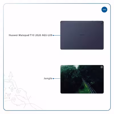 برچسب پوششی ماهوت مدل Jungle مناسب برای تبلت هوآوی Matepad T10 2020 AGS-L09