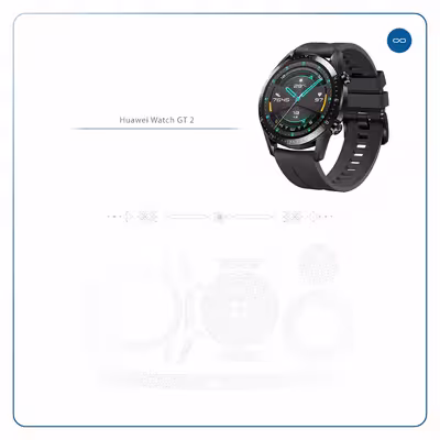 برچسب ماهوت طرح Cloud-Transparent مناسب برای ساعت هوشمند هوآوی Watch GT2