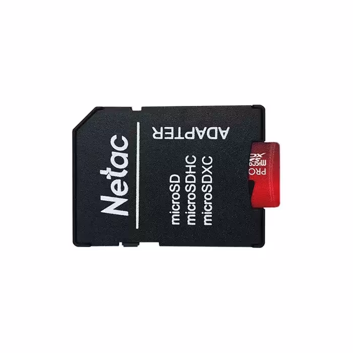 کارت حافظه MicroSDHC نتاک مدل P500 Extreme Pro کلاس 10 استاندارد V10/A1 سرعت 100MBps  ظرفیت 32 گیگابایت به همراه آداپتور SD