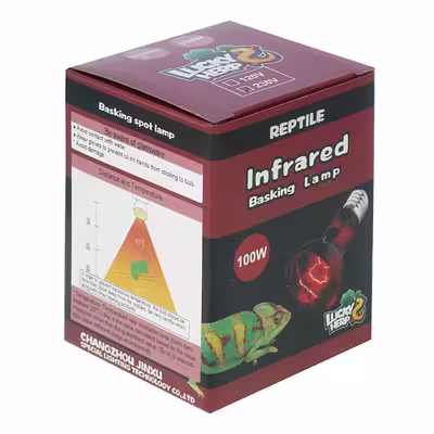 لامپ مادون قرمز 100 وات لاکی هرپ مدل INFRARED-220V-100W-E27