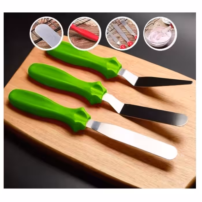 ابزار تزیین کیک مدل BUTTER SPATULA بسته 3 عددی