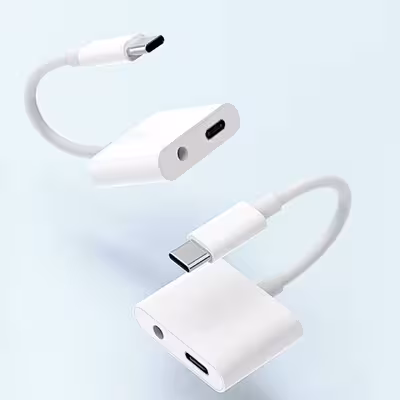 مبدل USB-C به  USB-C/AUX مدل K6
