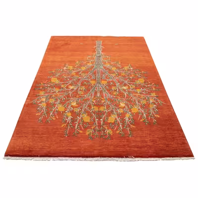 گبه دستباف سه و نیم متری سی پرشیا کد 706034