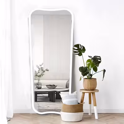 آینه مدل قدی چوبی طرح پریا کد w-140