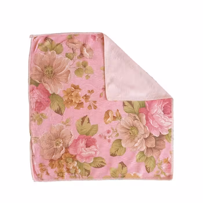 دستمال آشپزخانه مدل حوله ای گلدار کد 01