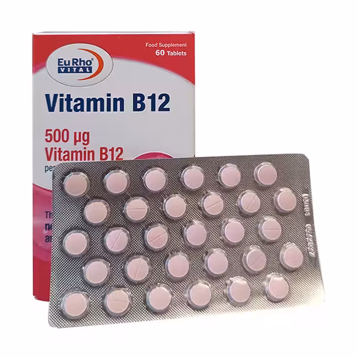 یوروویتال ویتامین B12 مکمل غذایی قرص 60 عددی - داروکاو