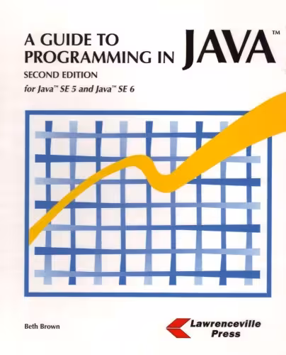 خرید و دانلود نسخه کامل کتاب A Guide to Programming in Java