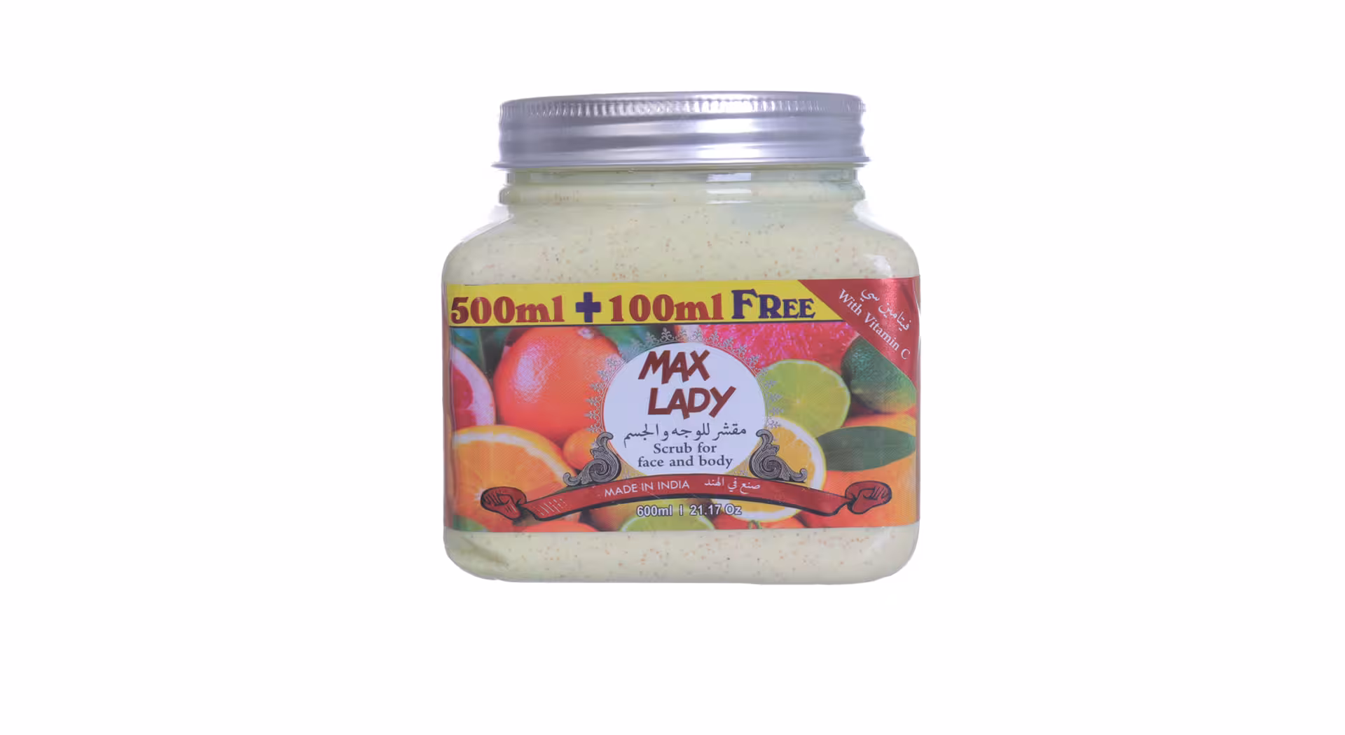 اسکراب شنی ویتامین سی مکس لیدی 600ml