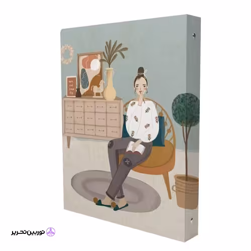 کلاسور 6 حلقه یادداشتی جلد سخت مستر نوت