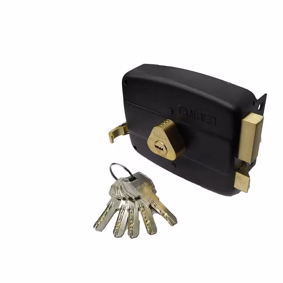 قفل درب حیاطی طرح کالی کلید ساده مدل TDL-N-112 تنسر