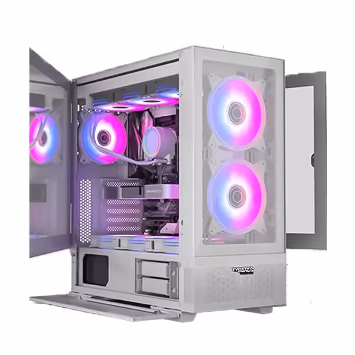 کیس کامپیوتر گیمینگ تویستد مایندز سفید مدل Minimalist 04