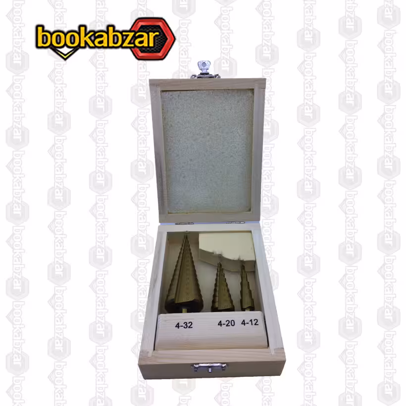 مته کاجی مخروطی مستقیم مجموعه 3 عددی