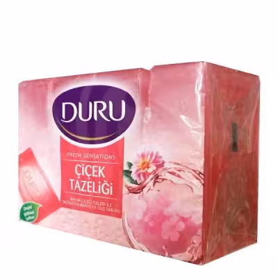 صابون حمام دورو عصاره گل های بهاری بسته 4 عددی