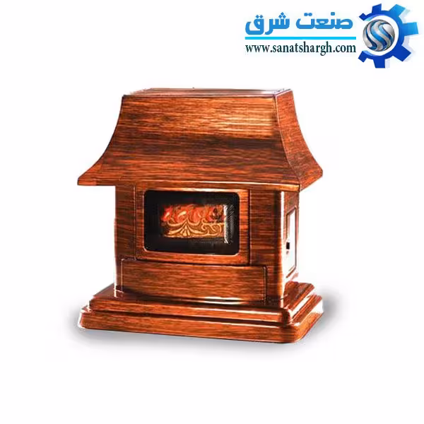 بخاری گازی شارق توس – مدل شومینه 120 سوپر گرافیک