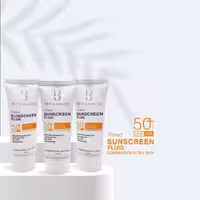 فلوئید ضد آفتاب رنگی SPF50 بیزانس پوست چرب اصل 40میل Tinted Sunscreen Fluid SPF50 For Oily