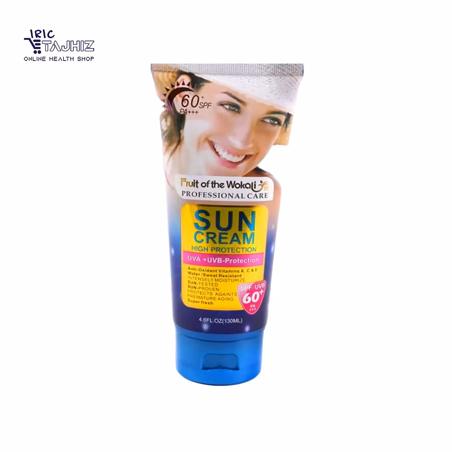 ضد آفتاب وکالی spf 60 بی رنگ