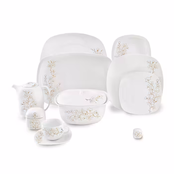 سرویس 98 پارچه 12 نفره طرح شکوفه گیلاس