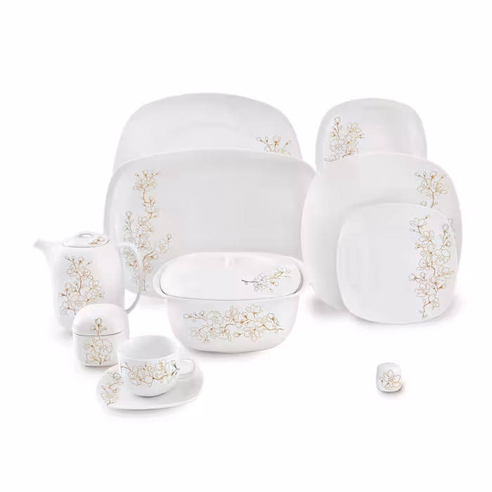 سرویس 98 پارچه 12 نفره طرح شکوفه گیلاس