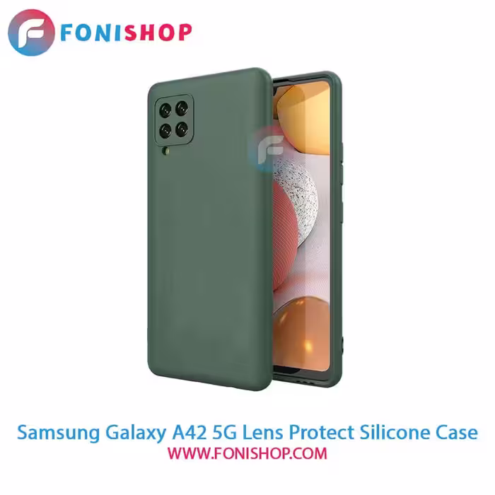 قاب سیلیکونی محافظ لنزدار سامسونگ Samsung Galaxy A42 5G