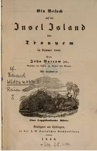 خرید و دانلود نسخه کامل کتاب Ein Besuch auf der Insel Island über Tronyem im Sommer 1834