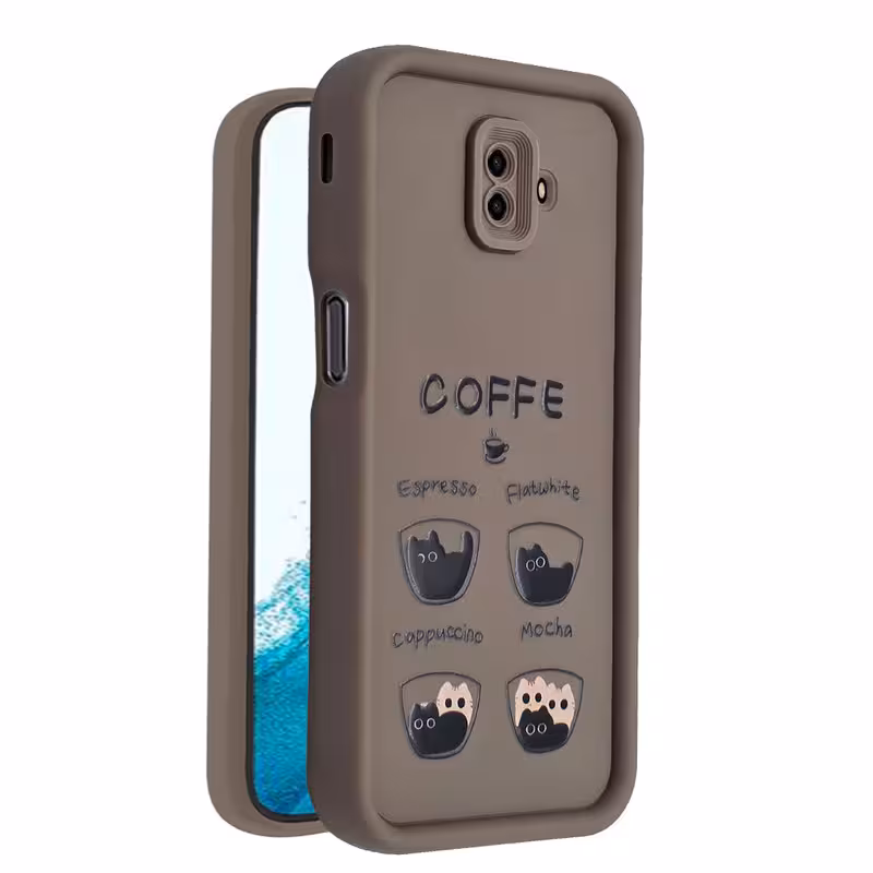 کاور طرح دار مدل MochaMew مناسب برای گوشی موبایل Galaxy J6 Plus