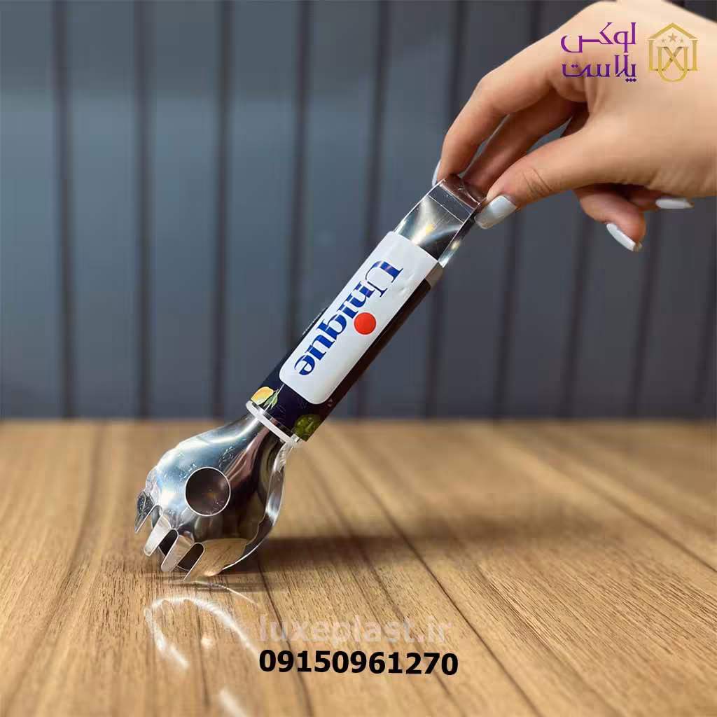 انبر سالاد استیل یونیک مدل گرد کد 3403