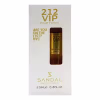 عطر جیبی زنانه صندل مدل 212 VIP حجم 25 میل
