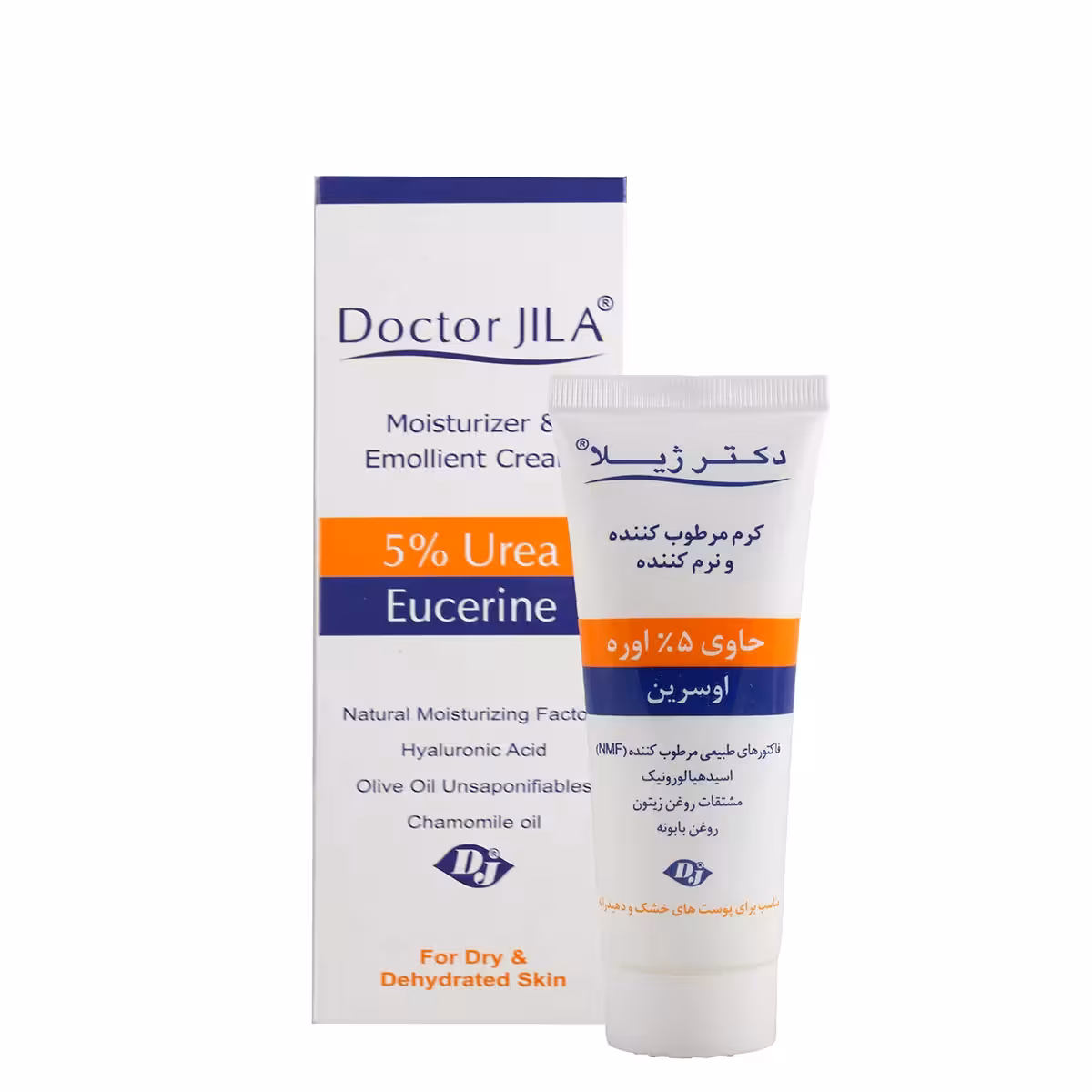 کرم نرم کننده 5 درصد اوره مناسب پوست های خیلی خشک حجم 75 گرم دکتر ژیلا