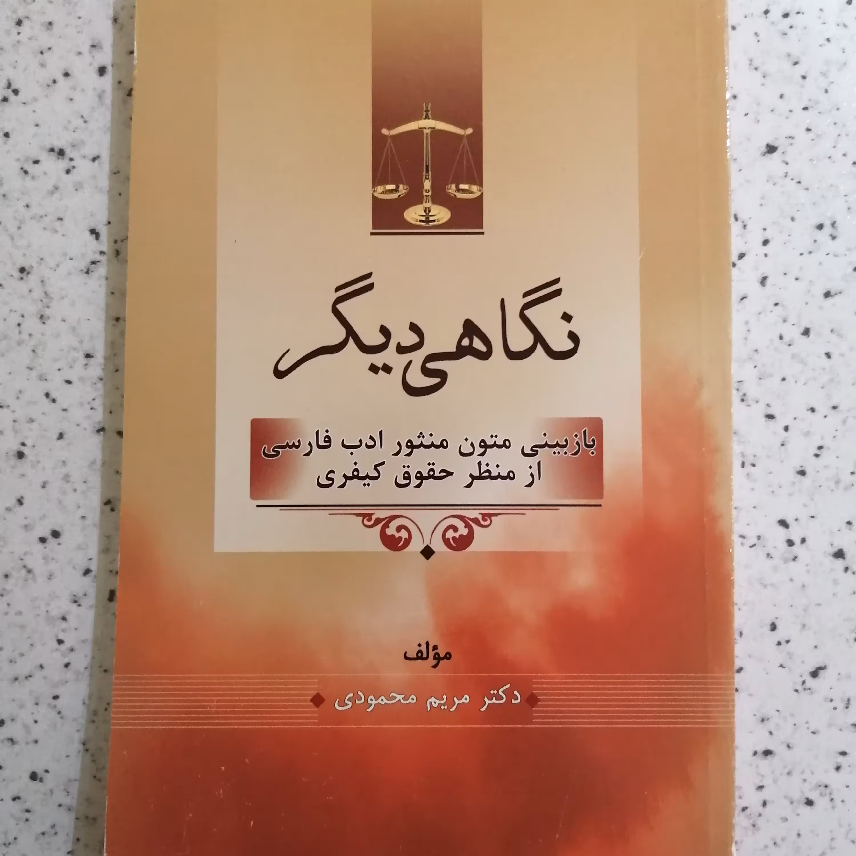 کتاب نگاهی دیگر اثر دکتر مریم محمودی