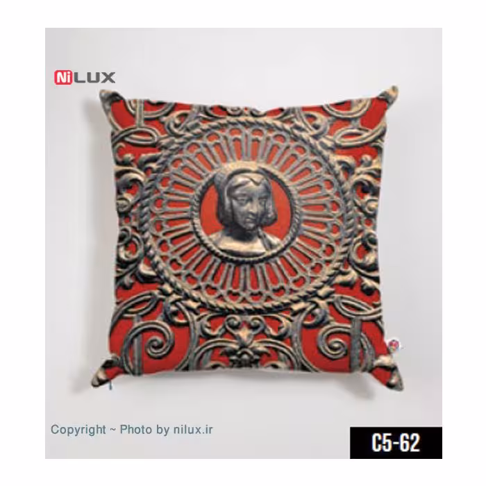 مجموعه 3 عددی کوسن پارچه مخملی C5 اندازه 45×45 سانتی متر به همراه رانر